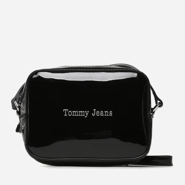 Сумка крос-боді жіноча Tommy Hilfiger Tjw Must Camera Bag Patent Pu AW0AW14955 Black (8720644241585) - зображення 1