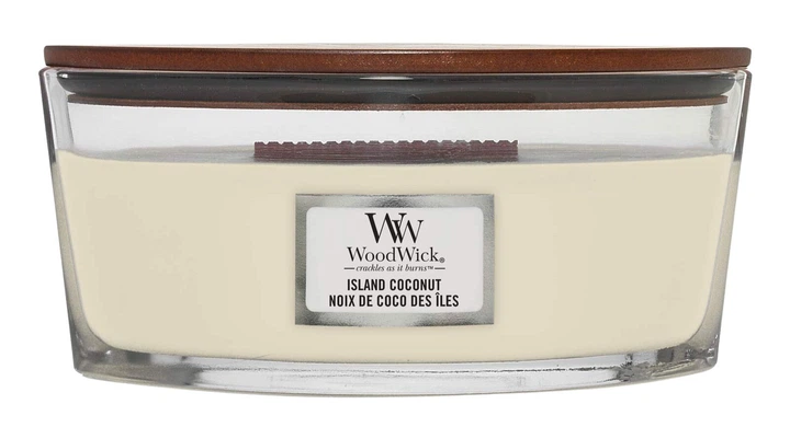 Świeca Woodwick Island Coconut 453.6 g (5038581056890) - obraz 2