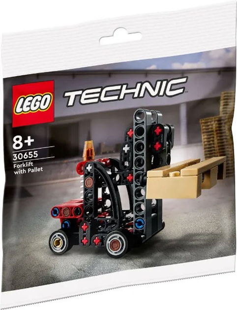 Конструктор LEGO Technic Навантажувач з піддоном 78 деталей (30655) - зображення 1