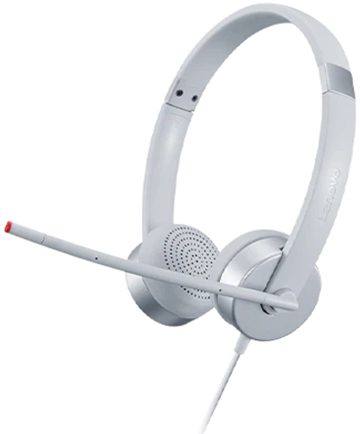 Навушники Lenovo 100 Stereo Analog Headset Cloud Grey (GXD1E71386) - зображення 4
