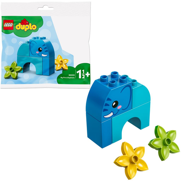 Конструктор LEGO DUPLO Мій перший слон 6 деталей (30333) - зображення 3