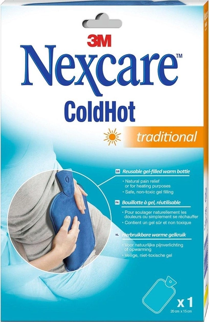 Гель 3m Nexcare Coldhot Traditional Hot Gel Bag 1pc 19x33 см (8711428076844) - зображення 1