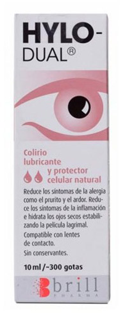 Капли для глаз Brill Pharma Hylo-Dual 10 мл (8470001730503) - изображение 1