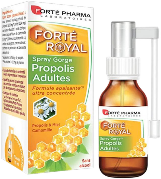 Спрей Forte Pharma Fort Propolis 15 мл (8470001892935) - изображение 1