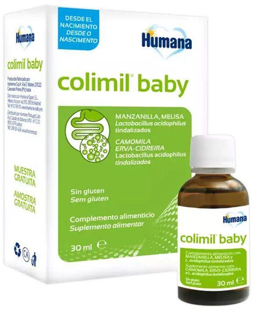 Средство от детских колик Humana Colimil Baby Bottle 30 мл (8427045132909) - изображение 1