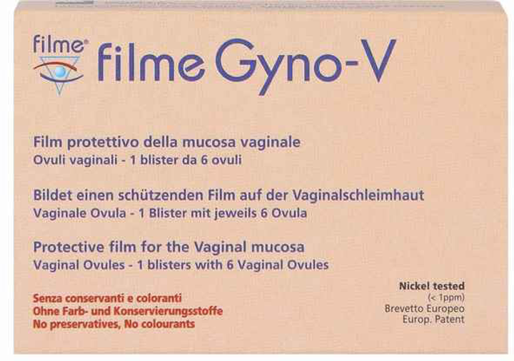 Капсулы Vea Filme Gyno Vaginal Ovules 6 шт (8033837330158) - изображение 1