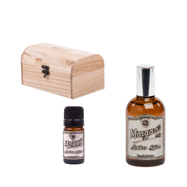 Подарунковий набір оксамитових парфумів Morgan's Amber Spice Chest - зображення 4