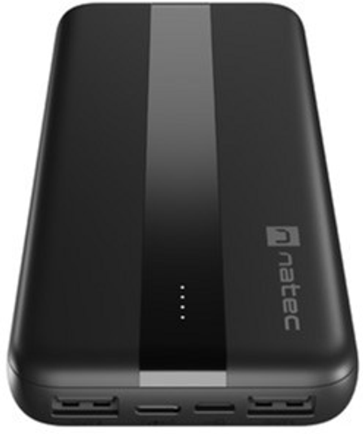 Powerbank Natec Trevi Slim 10000 mAh Czarny (NPB-1921) - obraz 3