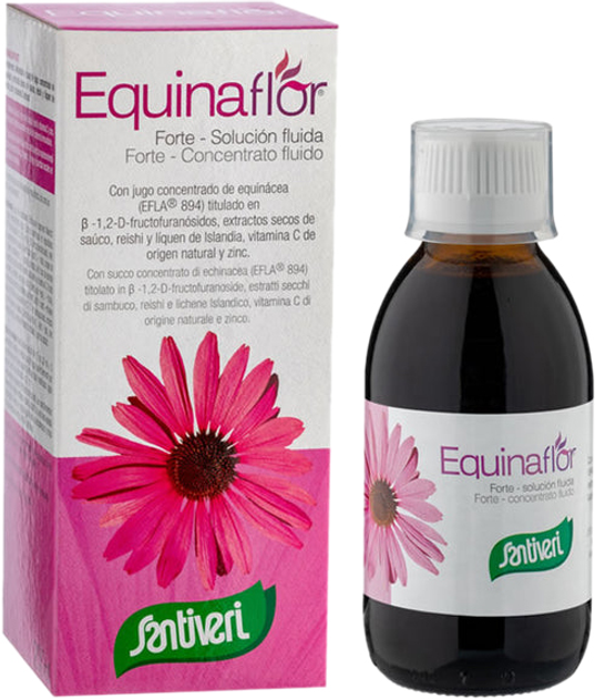 Suplement diety Santiveri Equinaflor Forte Syrop 200 ml (8412170040021) - obraz 1
