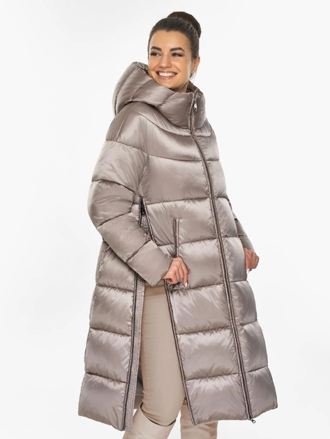 Акція на Куртка зимова довга жіноча Braggart 55120 48 (M) Аметрин від Rozetka