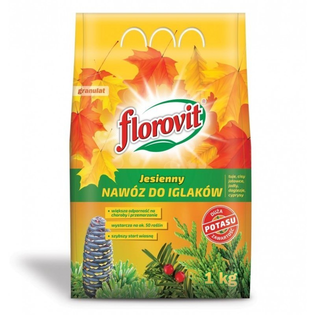 Удобрение для хвойных осеннее Florovit (Флоровит) 3 кг – купить онлайн ...