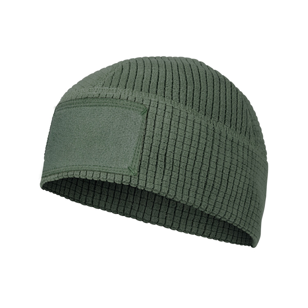 Шапка тактична Range beanie cap - Grid fleece Helikon-Tex Олива XL - зображення 1