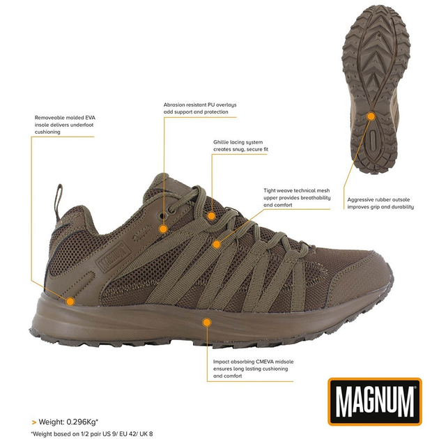 Тактичні Кросівки Magnum Storm Trail Lite Coyote 43 - изображение 2