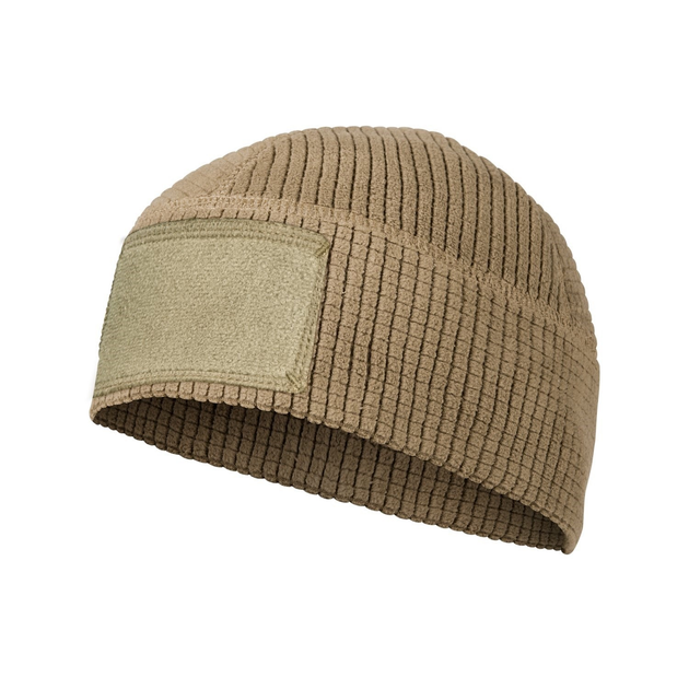 Шапка тактична Range beanie cap - Grid fleece Helikon-Tex Койот XL - зображення 1