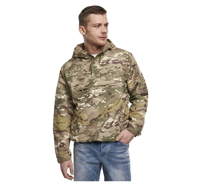 Куртка тактична Brandit Windbreaker Tactical Camo Мультикам XL - зображення 2
