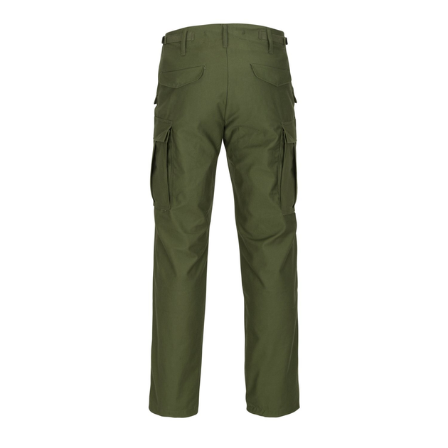 Тактичні штани Helikon-Tex M65 - NYCO SATEEN OLIVE GREEN L/regular - изображение 2