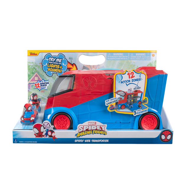 Машинка транспортер Jazwares Spidey Transporter (SNF0051) (191726409731) - зображення 1