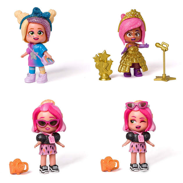 Figurka Jazwares KookyLoos Glitter Glam Seria 5 lalka 1 szt (SQDI00016) (8431618026519) - obraz 7