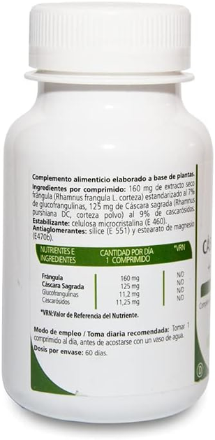 Дієтична добавка Sanon Cáscara Sagrada + Frángula 60 капсул по 500 мг (8436556086007) - зображення 2