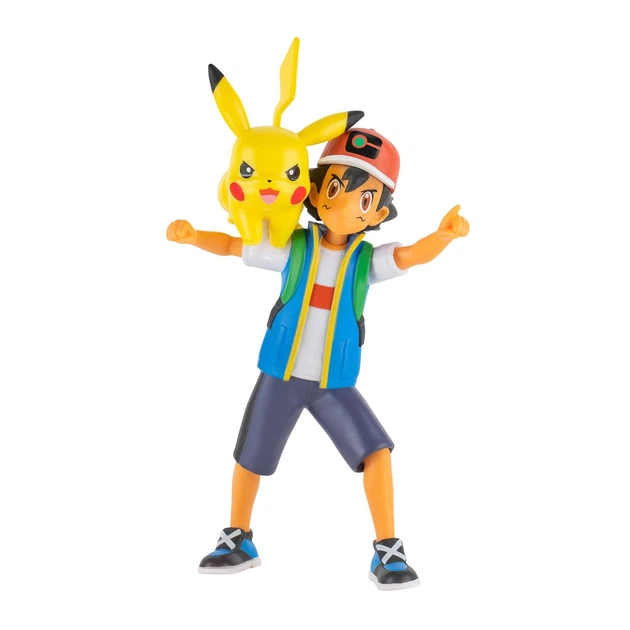 Figurki bitewne Jazwares Pokemon Ash & Pikachu seria 12 (PKW2473) (191726406914) - obraz 3