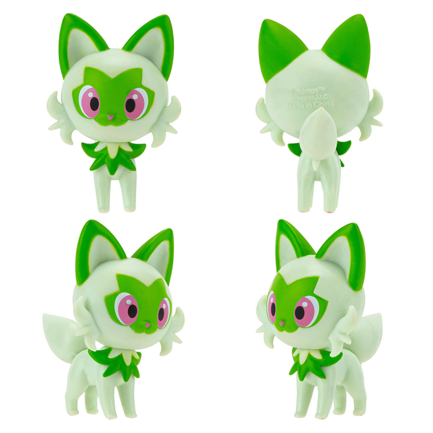 Figurki Jazwares Pokemon bitewne First Partner Pokémon Set - Generatia IX (Fuecoco, Sprigatito, Quaxly, Pikachu) (PKW3402) (191726507185) - obraz 5