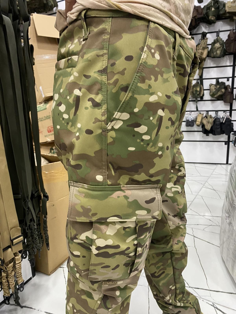 Тактичні зимові військові штани мультикам XL - зображення 2