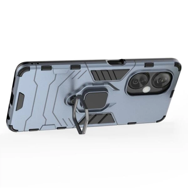 Чехол с подставкой Deexe Hybrid Case для OnePlus Nord CE 3 - Blue - изображение 3