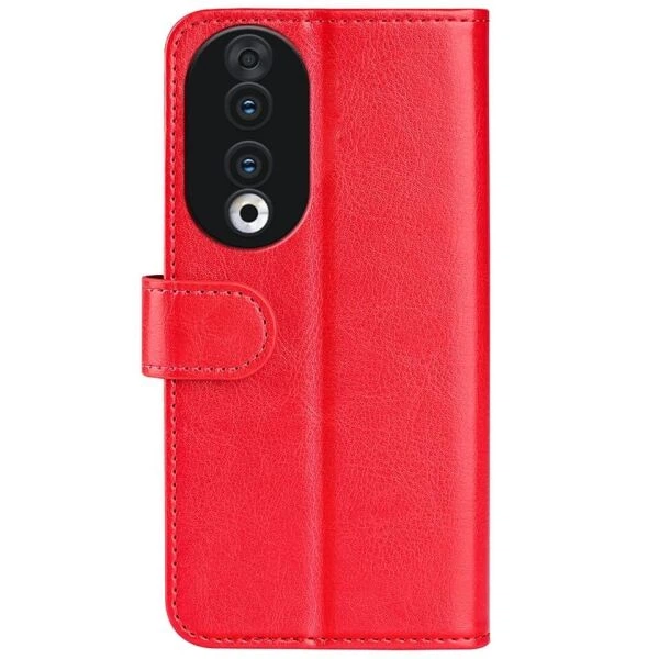 Классический чехол-книжка Deexe Wallet Style для Honor 90 - Red - Фото 5 Классический чехол-книжка Deexe Wallet Style для Honor 90 - Red - изображение 5