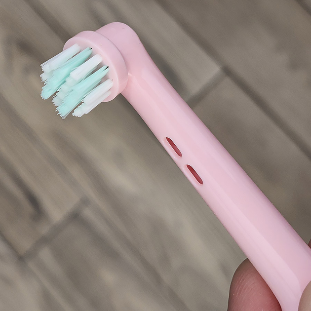 Дитячі насадки ProZone сумісні із зубною щіткою ORAL-B/Braun - PRO-X Kids (4шт) Рожеві - зображення 8