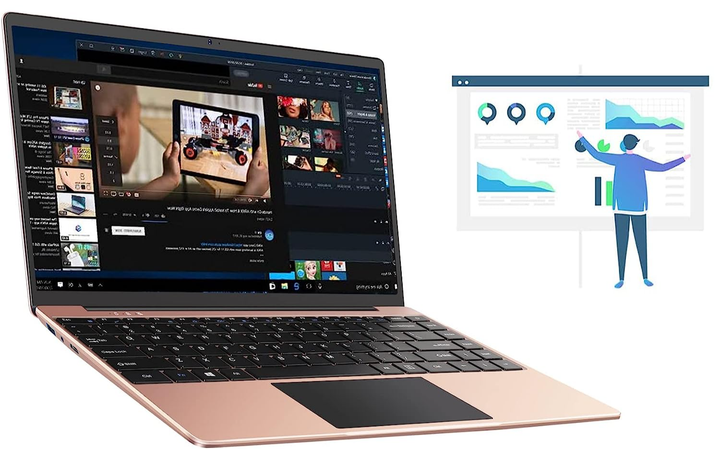 Ноутбук 14" Aocwei A5 Intel Celeron N4020 RAM 6GB SSD 512GB Windows 11 - зображення 5