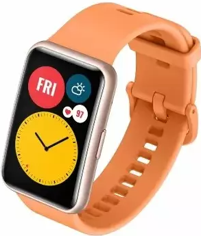 Смарт-годинник Huawei Watch Fit 46mm / Bluetooth / 5ATM / Cantaloupe Orange (TIA-B09) Б/В - зображення 3