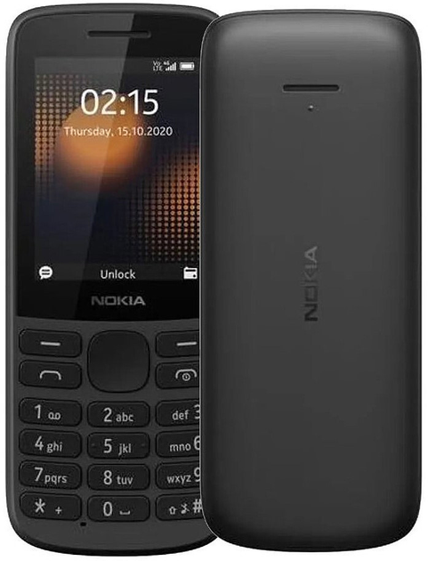 Telefon komórkowy Nokia 215 4G TA-1272 DualSim Black (16QENB01A19) - obraz 2