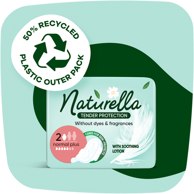 Podpaski higieniczne Naturella Gentle Protection Maxi (Rozmiar 3) 14 sztuk (8700216045346) - obraz 8