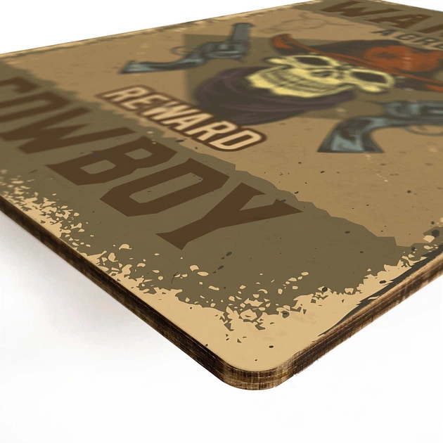 Дерев'яний постер Ковбой А5 - Фото 3 Дерев'яний постер Ковбой А5 - зображення 3