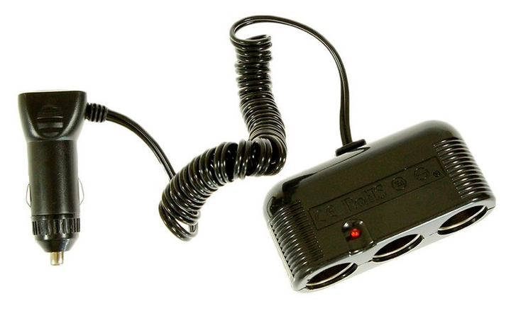 Rozgałęźnik gniazda zapalniczki Bottari Three Sockets 12/24 V czarny (8052194300727) - obraz 3