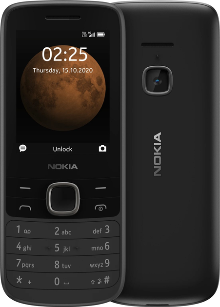 Telefon komórkowy Nokia 225 4G TA-1316 DualSim Black (16QENB01A11) - obraz 1