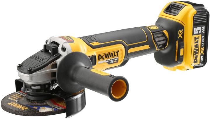 Akumulatorowa szlifierka kątowa DeWalt DCG405P2 - obraz 1