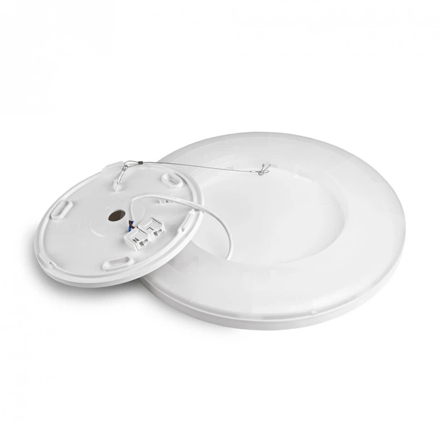 Потолочный LED светильник с декоративной подсветкой VIDEX круглый |18W, 4000K, 220V| Белый VL-DL3R-184W - Фото 3 Потолочный LED светильник с декоративной подсветкой VIDEX круглый |18W, 4000K, 220V| Белый VL-DL3R-184W - изображение 3