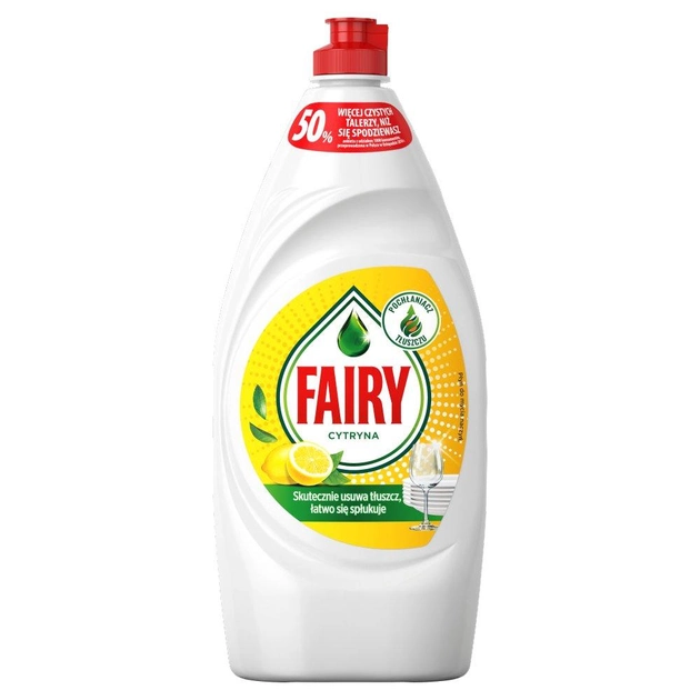 Płyn do mycia naczyń Fairy Cytryna 900 ml (4015400957973) - obraz 1