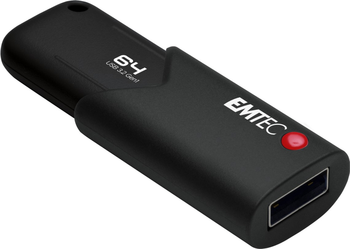 Pendrive Emtec B120 Click Secure 64GB USB 3.2 (ECMMD64GB123) - obraz 1