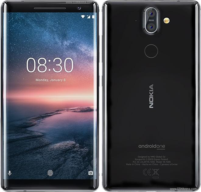 Smartfon Nokia 8 Sirocco TA-1005 6/128GB Black (11A1NB01A03) - obraz 2