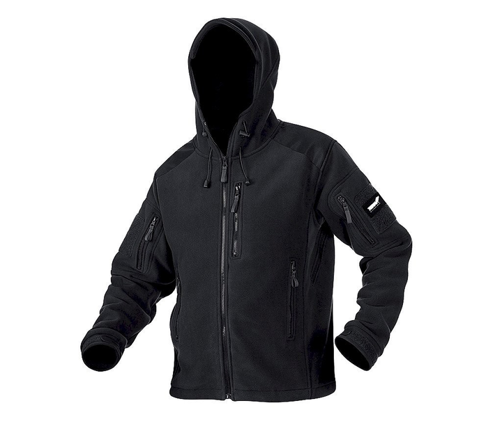Куртка тактична флісова Texar Husky Чорний M - зображення 1