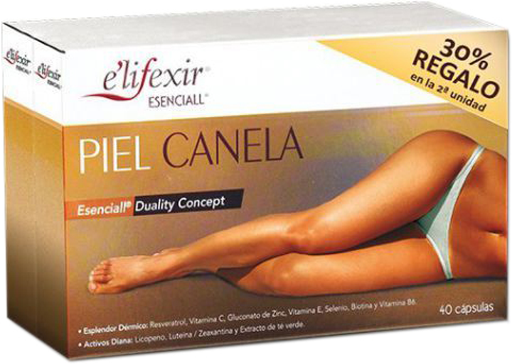 Дієтична добавка Phergal E'lifexir Essential Cinnamon Skin 40 капсул (8429449081821) - зображення 1