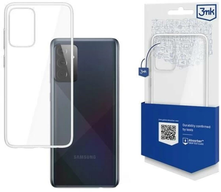 Etui plecki 3MK Clear Case do Samsung Galaxy A72 5G Transparent (5903108347044) - obraz 1