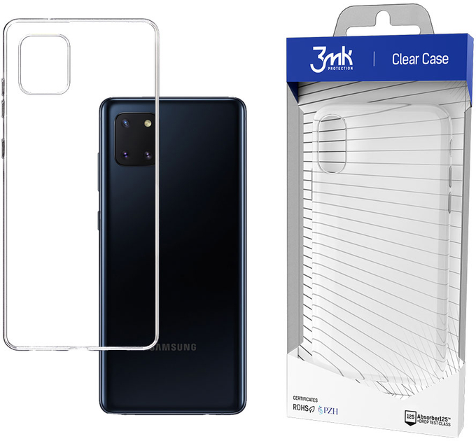 Etui plecki 3MK Clear Case do Samsung Galaxy Note 10 Lite Transparent (5903108228480) - obraz 1