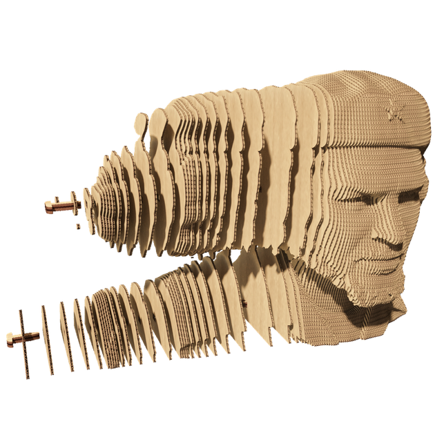 3D Пазл Картонный Cartonic Че Гевара 158 деталей - Фото 5 3D Пазл Картонный Cartonic Че Гевара 158 деталей - изображение 5