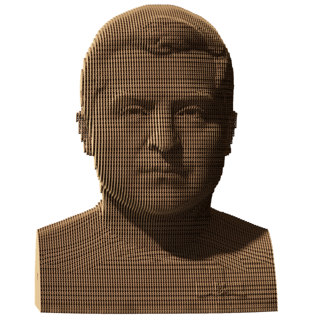 3D Пазл Картонный Cartonic Президент Украины Зеленский 127 деталей - изображение 6