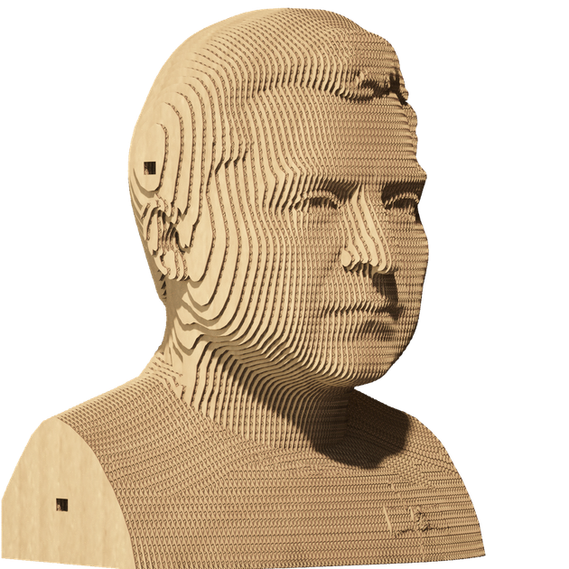 3D Пазл Картонный Cartonic Президент Украины Зеленский 127 деталей - изображение 7