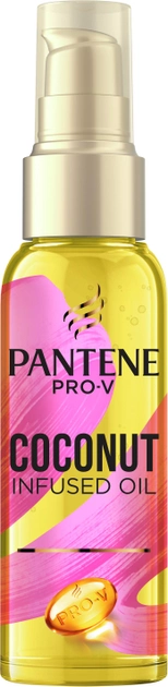 Kokosowy olejek do włosów Pantene Pro-V 100 ml (8006540124710) - obraz 1