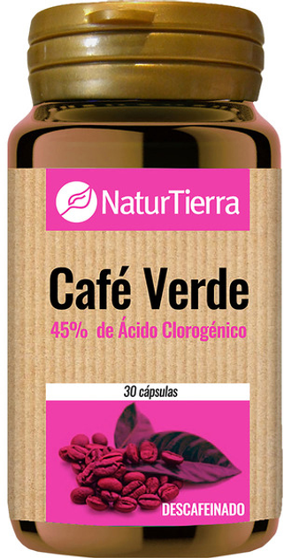 Дієтична добавка Naturtierra Café Verde 30 капсул (8412016362492) - зображення 1